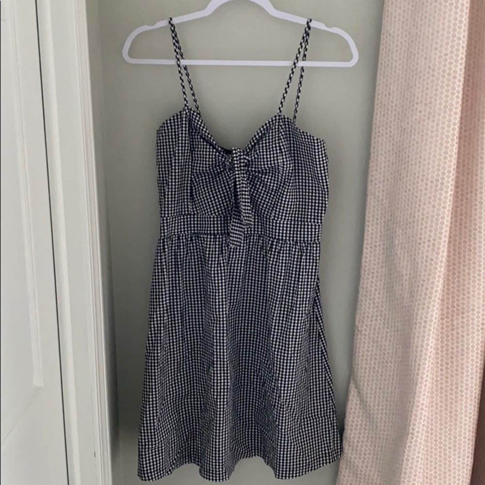 Black Gingham Dress